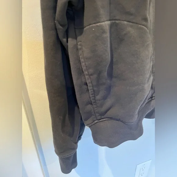 MATE the Label Organic Fleece Quarter Zip Sweatshirt - Medium - Black - NWOT - Picture 5 of 8